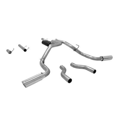 American Thunder Cat-Back Exhaust System Fits 2014-2024 Ram 2500 With 6.4L Hemi Engine Aggressive To Moderate Sound Flowmaster