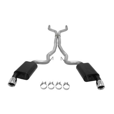American Thunder Cat-Back Exhaust System Fits 2015-2017 Ford Mustang Gt 5.0L Coupe, 3.0-Inch Stainless Steel Aggressive To Moderate Sound Flowmaster