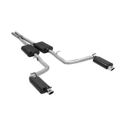 American Thunder Cat-Back Exhaust System 2015-2023 Dodge Charger Se, Sxt &amp; Chrysler 300S With 3.6L Engine Fits 2Wd And Awd Models With Rectangular Exhaust Bezels Aggressive To Moderate Sound Flowmaster