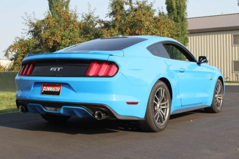 American Thunder Axle-Back Exhaust System 2015-2017 Ford Mustang Gt 5.0L Coupes &amp; Convertibles Aggressive To Moderate Sound Flowmaster