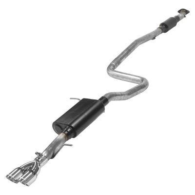 American Thunder Cat-Back Exhaust System 2014-2019 Ford Fiesta St With 1.6L Turbo Engine Aggressive To Moderate Sound Flowmaster