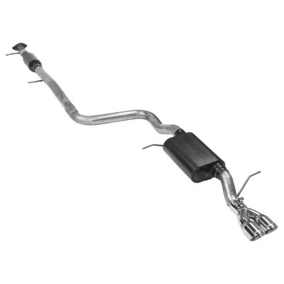 American Thunder Cat-Back Exhaust System 2014-2019 Ford Fiesta St With 1.6L Turbo Engine Aggressive To Moderate Sound Flowmaster