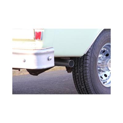 American Thunder Crossmember-Back Exhaust System Fits 1967-1972 Ford F-100/250/350 V8 With Side Tank, 2Wd Long Bed Only, 2.5 Inch 409 Stainless Steel, Dual Exit Flowmaster