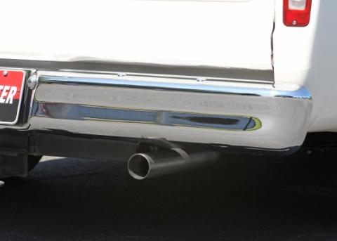 American Thunder Crossmember-Back Exhaust System Fits 1967-1972 Ford F-100/250/350 V8 Without Side Tank, 2Wd Short And Long Bed, 2.5 Inch 409 Stainless Steel, Dual Exit Flowmaster