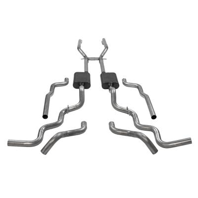 American Thunder Crossmember-Back Exhaust System Fits 1967-1972 Chevrolet/Gmc K10, K15/K1500, K20, K25/K2500 4Wd Trucks With V8 Engines, 2.50 Inch 409 Stainless Steel Flowmaster