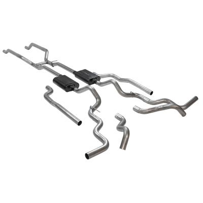 American Thunder Crossmember-Back Exhaust System Fits 1967-1972 Chevrolet/Gmc K10, K15/K1500, K20, K25/K2500 4Wd Trucks With V8 Engines, 2.50 Inch 409 Stainless Steel Flowmaster