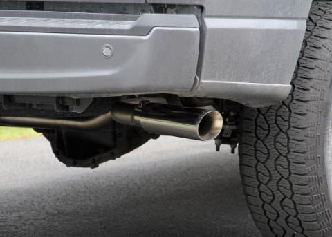 American Thunder Cat-Back Exhaust System Fits 2021-2025 Ford F-150 2.7L, 3.5L, 5.0L. American Thunder, Cat-Back, Dual Exit Stainless Steel Exhaust System Flowmaster