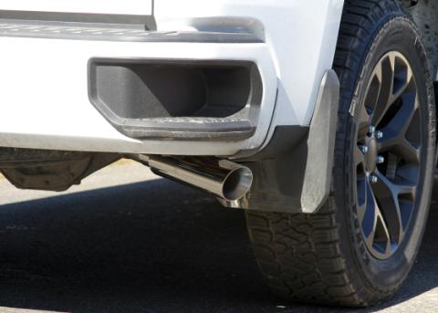American Thunder Cat-Back Exhaust System Fits 2019-2026 Chevrolet/Gmc Silverado/Sierra 2.7-Liter, Cat-Back, Dual Out Rear/Side Exit, Stainless Steel Exhaust System Flowmaster
