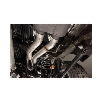 American Thunder Cat-Back Exhaust System Fits 2024-2025 Toyota Tacoma 2.4-Liter, All Wheelbases, American Thunder Dual Out Rear Or Side Exit, Cat-Back Exhaust System, Stainless Steel – Aggressive To Moderate Sound Flowmaster