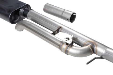 American Thunder Cat-Back Exhaust System Fits 2024-2026 GM 1500 6.2-Liter, American Thunder Cat-Back Exhaust System, With Active Valve, 409 Stainless Steel Flowmaster