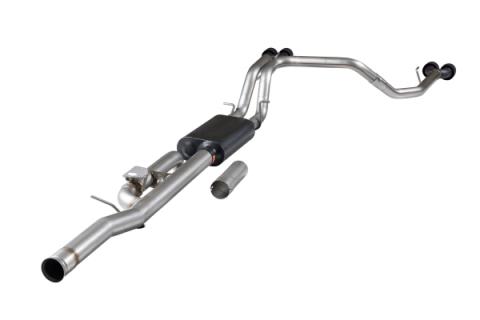 American Thunder Cat-Back Exhaust System Fits 2024-2026 GM 1500 6.2-Liter, American Thunder Cat-Back Exhaust System, With Active Valve, 409 Stainless Steel Flowmaster