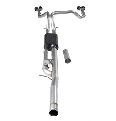 American Thunder Cat-Back Exhaust System Fits 2024-2026 GM 1500 6.2-Liter, American Thunder Cat-Back Exhaust System, With Active Valve, 409 Stainless Steel Flowmaster