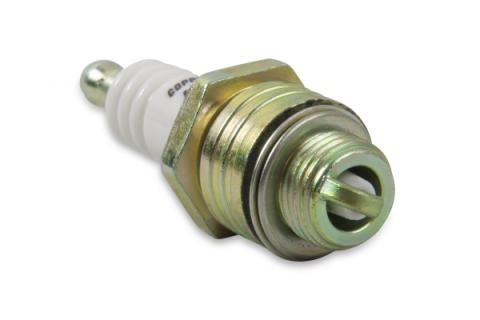 HP Copper Spark Plug Shorty 14MM Thread .375 In Reach Gasket Seat 8 Pack Of 0437S ACCEL