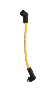 8.8MM Spiral Spark Plug Wire Set, Sbc V8, Stock Boots, Yellow ACCEL