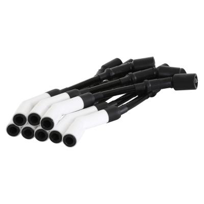 Race Spark Plug Wire Set Extreme 9000 Ceramic Boot Ls Terminals Ls3/Ls4/Ls7 Custom Fit Race Extreme Heat Ceramic Boot Ferro-Spiral Core Spark Plug Wire Set ACCEL