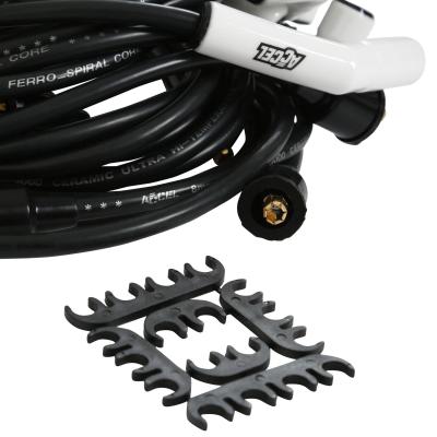 Spark Plug Wire Set Chrysler / Dodge / Plymouth Except Hemi Custom Fit Extreme Heat Ceramic Boot Spark Plug Wire Set Big Block Chrysler 361-440 With 45 Degree Boots ACCEL