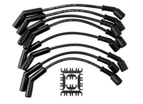 Spark Plug Wire Set Extreme 9000 Black Ceramic-Chevy/Gm 01-04-3/4 &amp; 1 Ton 8.1L This Custom Fit Extreme Heat Black Ceramic Boot Spark Plug Wire Set Fits Chevy / GM 2001-2004 3/4 &amp; 1 Ton 8.1L ACCEL