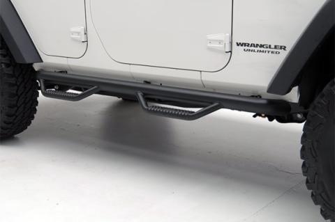 Jeep Wheel to Wheel Nerf Steps 07-18 Wrangler JK 4 Door Rough Country