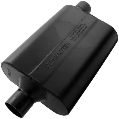 Super 44 Series Chambered Muffler Super 44 2.25 Center In 2.25 Offset Out Aggressive Sound Flowmaster
