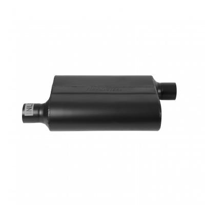 Super 44 Series Chambered Muffler Super 44 2.25 Offset In 2.25 Offset Out Aggressive Sound Flowmaster