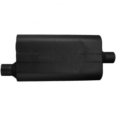 50 Series Delta Flow Chambered Muffler 50 Delta Flow 2.25 Offset In 2.25 Center Out Moderate Sound Flowmaster