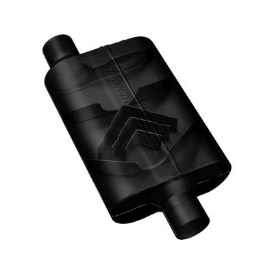40 Series Delta Flow Chambered Muffler 40 Delta Flow 2.50 Offset In 2.50 Offset Out Aggressive Sound Flowmaster