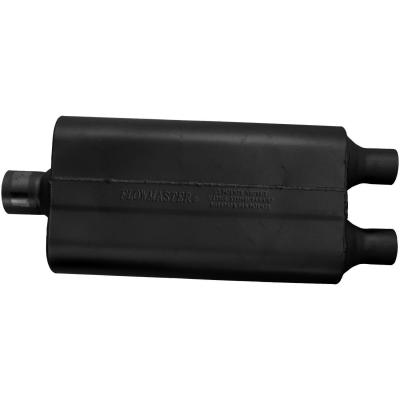 50 Series Delta Flow Chambered Muffler 50 Delta Flow 2.50 Center In 2.00 Dual Out Moderate Sound Flowmaster