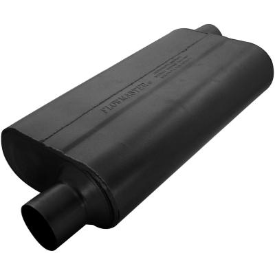50 Series Delta Flow Chambered Muffler 50 Delta Flow 2.50 Offset In 2.50 Offset Out Moderate Sound Flowmaster