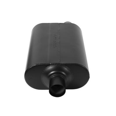 Super 40 Series Chambered Muffler Super 40 2.25 Offset In 2.25 Center Out Aggressive Sound Flowmaster