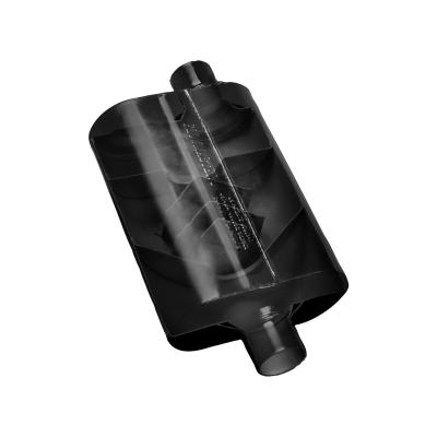 Super 40 Series Chambered Muffler Super 40 2.25 Offset In 2.25 Center Out Aggressive Sound Flowmaster