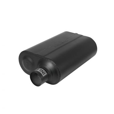 Super 40 Series Chambered Muffler Super 40 2.50 Offset In 2.50 Offset Out Aggressive Sound Flowmaster