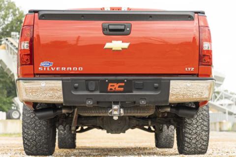 Dual Cat-Back Exhaust System w/Black Tips 09-13 Silverado/Sierra 1500 4.8L/5.3L Rough Country