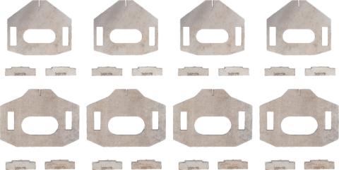 05-15 Toyota Tacoma, 03-09 Toyota 4Runner and 07-09 Toyota FJ Cruiser Weld-on Lower Control Arm Cam Tab Gussets All Pro Off Road