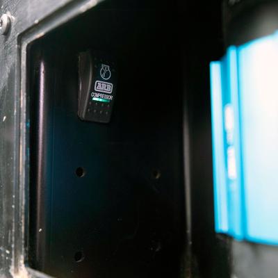 05-23 Toyota Tacoma Air Compressor Box Mount Locking Steel Door with CKMTA24 Compressor All Pro Off Road