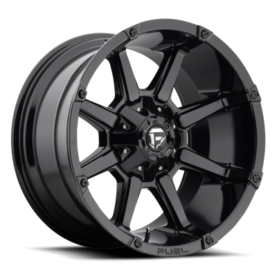 Aluminum Wheels 20X10 Coupler D575 5 On 114.3/5 On 127 Gloss Black 78.1 Bore -12 Offset 8 Spoke Fuel Off Road Wheels