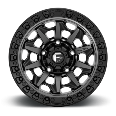 Aluminum Wheels 20X10 Covert D716 5 On 127 Matte Gunmetal Gray Black Bead Ring 71.5 Bore -18 Offset Multi Spoke Fuel Off Road Wheels