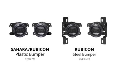 Elite Series Fog Lamps for 2018-2022 Jeep JL Wrangler Rubicon w/ Steel Bumper Pair Yellow 3000K Diode Dynamics