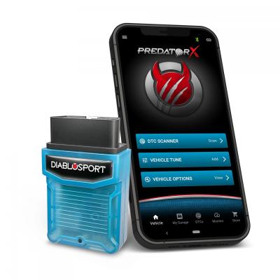 PredatorX The PredatorX is the latest in tuning technology, allowing you to take control of your tuning needs from your smartphone DiabloSport