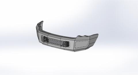 03-05 RAM 2500-3500 Front Bumper Flog Industries