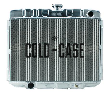 67-70 Mustang BB 24 Inch Aluminum Performance Radiator MT Cold Case Radiators