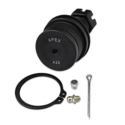 Apex Chassis Heavy Duty Jeep/Chevy/Ford Heavy Duty Ball Joint Kit Fits: 72-88 Jeep CJ/Cherokee/Wagoneer 70-91 Chevy Blazer  74-79 Ford Bronco Heavy Duty Ball Joint Kit Includes 2 Upper &amp; 2 Lower