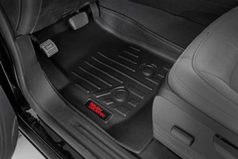 Heavy Duty Floor Mats Front/Rear-15-22 Chevy Colorado/GMC Canyon Crew Cab Rough Country
