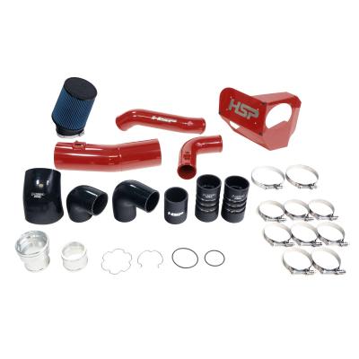 HSP Intake And Intercooler Bundle Kit For 2020-2022 Ford Powerstroke F250/350 6.7 Liter-Flag Red