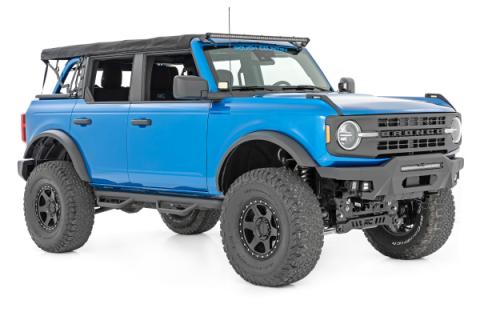 Nerf Steps Wheel to Wheel 4 Door Ford Bronco 4WD 21-Up Rough Country