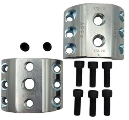 Stabilizer Clamp, 2 Inch ID, Zinc, Universal - Includes hardware for Fox ATS, Standard, Falcon Apex Chassis