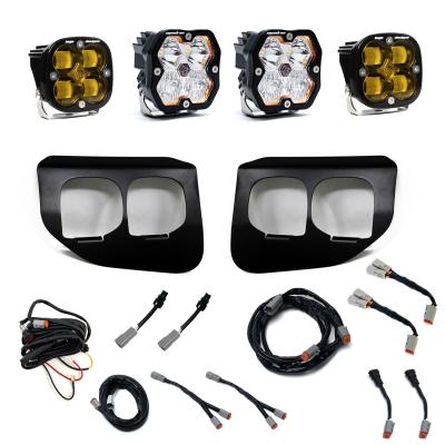 Squadron 2.0 Sport/Squadron Sae Dual Fog Pocket Light Kit Ford 2020-22 F-250/350 Super Duty Baja Amber Toggle Baja Designs