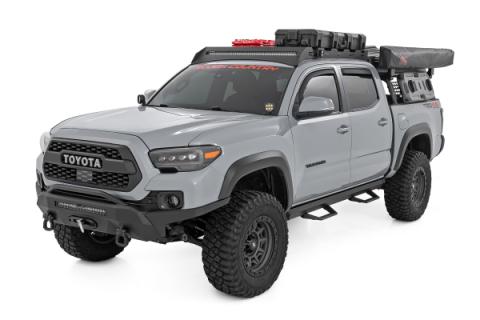 SRL2 Adj Aluminum Step Double Cab Toyota Tacoma 2WD/4WD (2005-2023) Rough Country