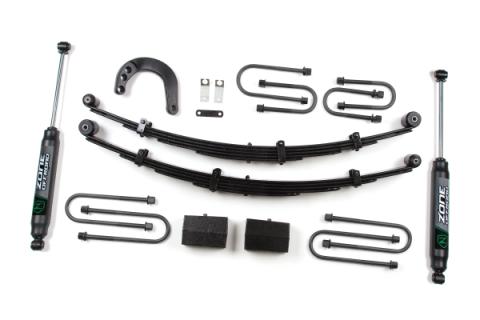 73-76 Chevy/GMC K10 Pickup 4 Inch Suspension With Nitro Shocks Zone Offroad