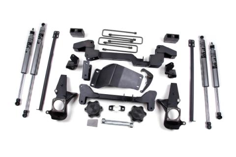 01-10 Silverado 1500/2500 HD/3500 HD 6 Inch Lift Kit With Fox Adventure Shocks Zone Offroad