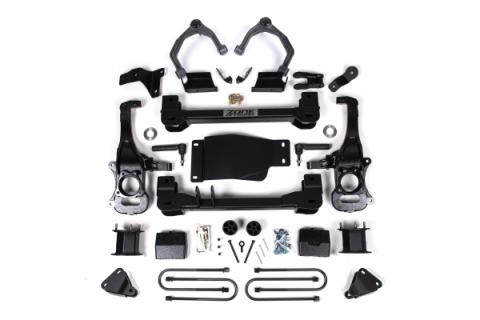 4 Inch Lift Kit For 25-Up Silverado/Sierra 1500 ZR2, AT4X 1500 4WD 3 Inch Rear Block Spacer Front Rear Shock Spacer Zone Offroad